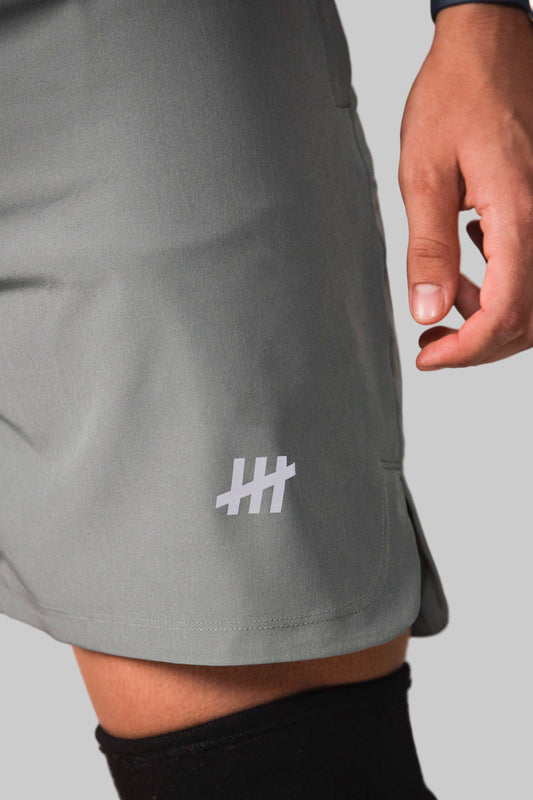 tmr-training-shorts-green-badge